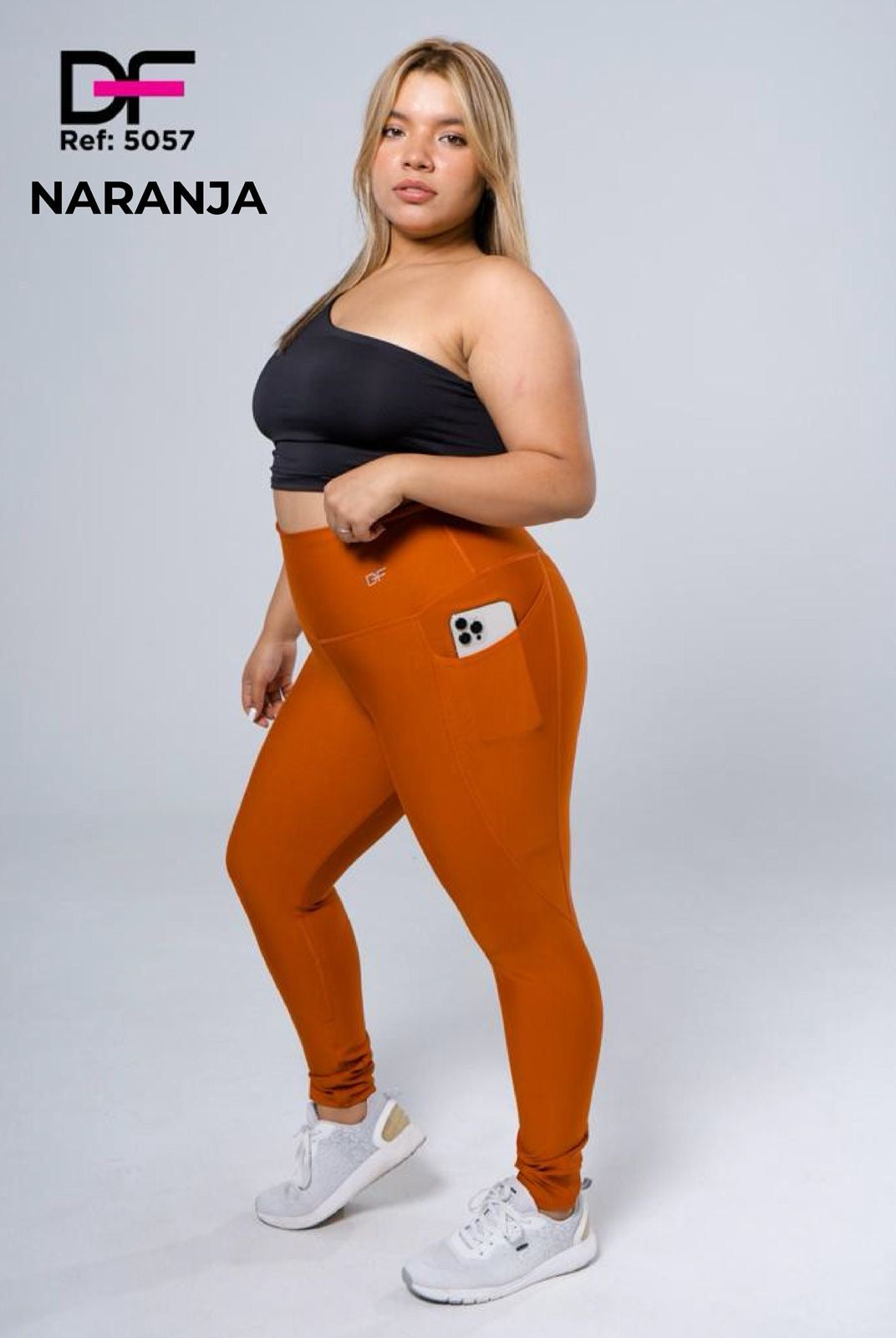 Leggins con bolsillo talla plus