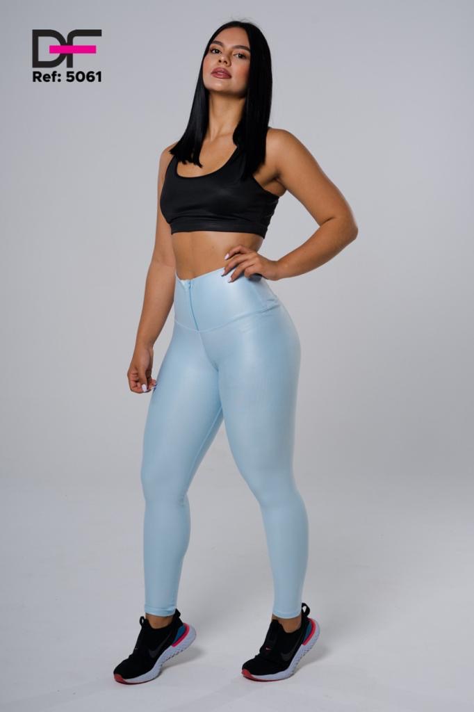Leggins brillante con Cierre