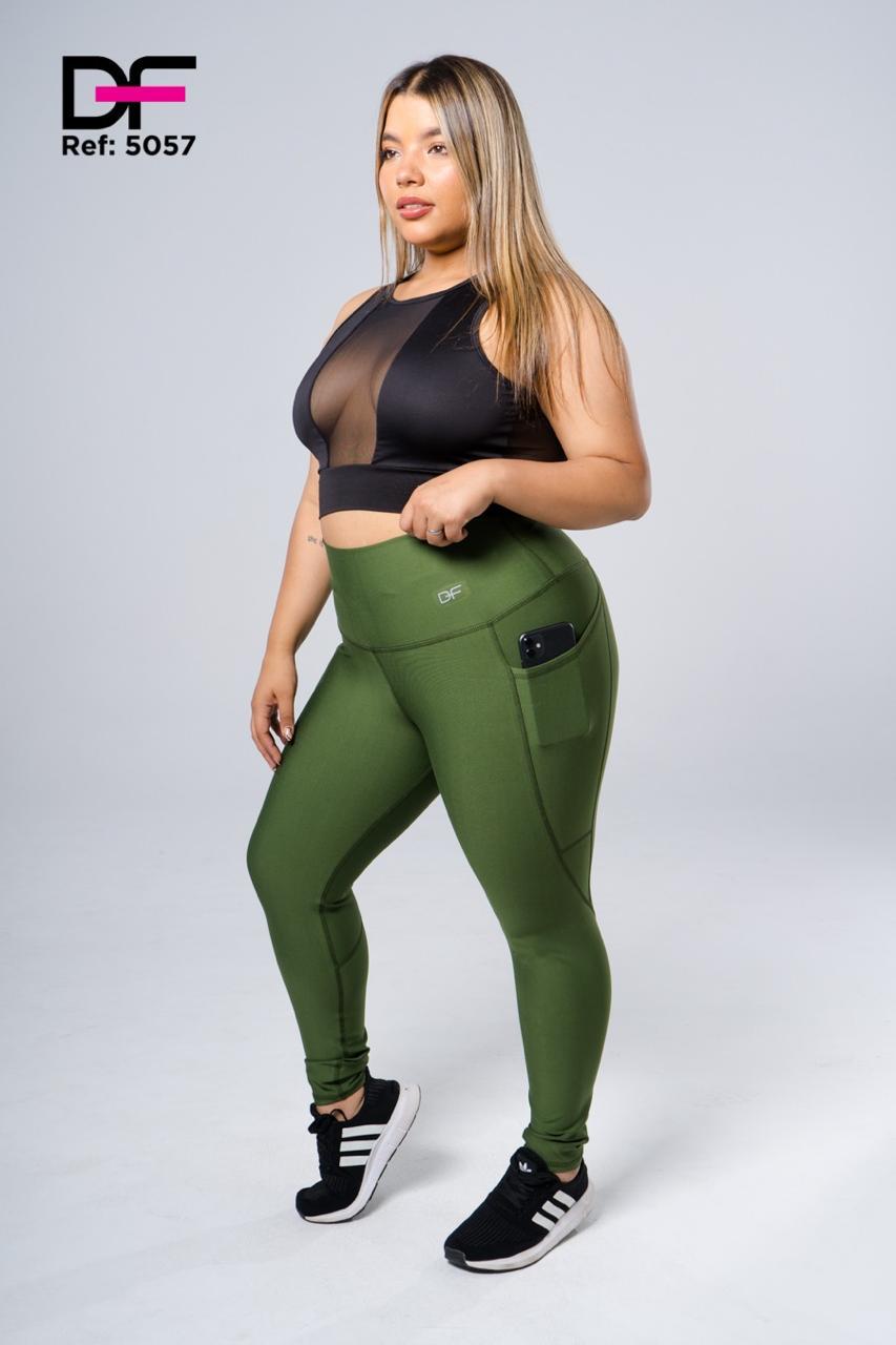 Leggins con bolsillo talla plus