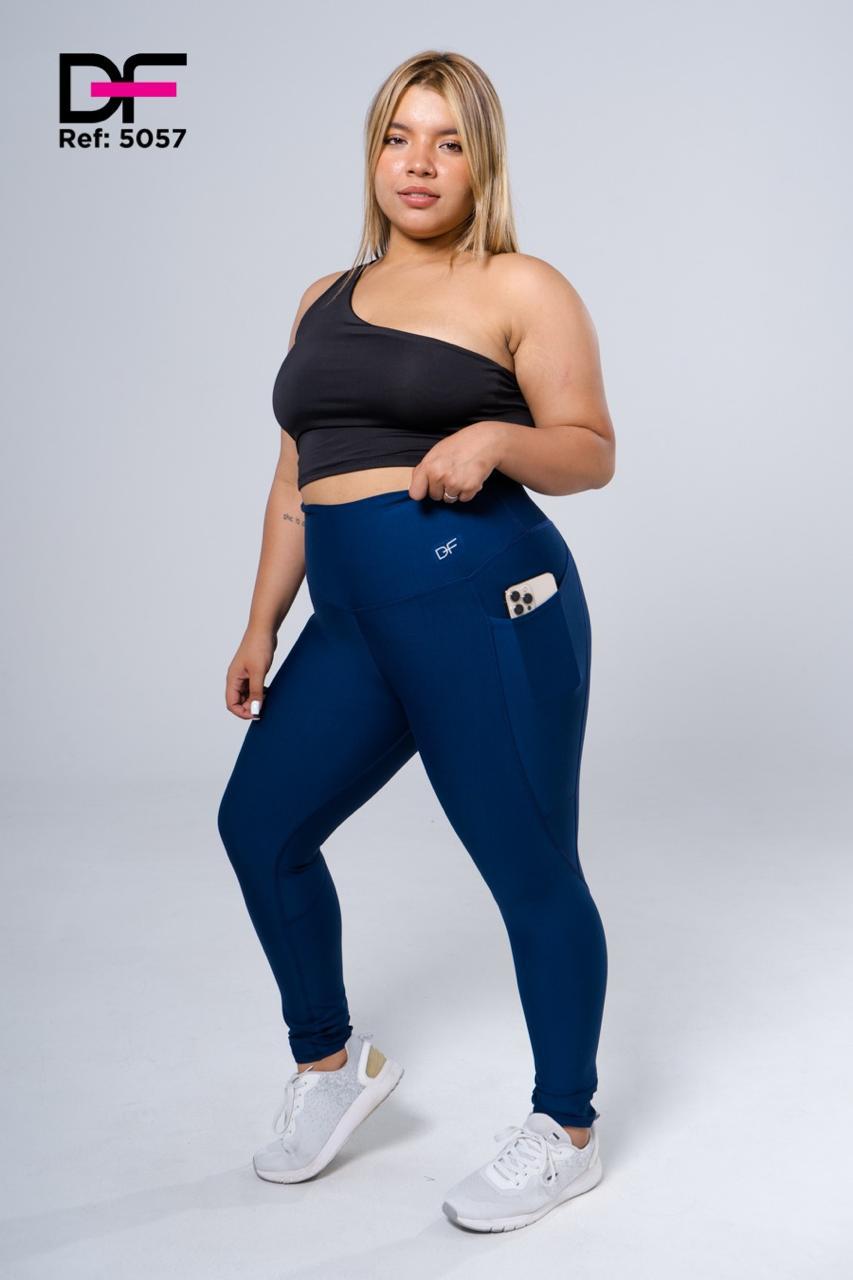 Leggins con bolsillo talla plus