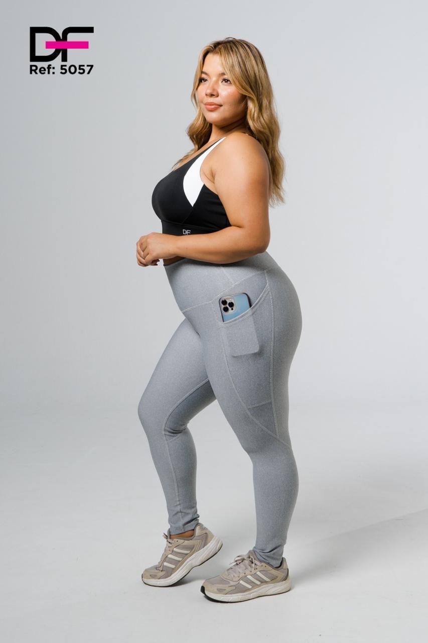 Leggins con bolsillo talla plus